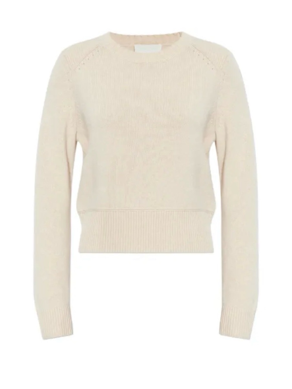 A.L.C Classic Cream Crewneck Sweater - Women's Knit Pullover